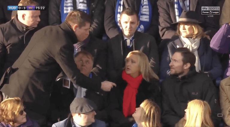 Sky Sports reporter tries to interview random Huddersfield fan who he thinks is their new manager