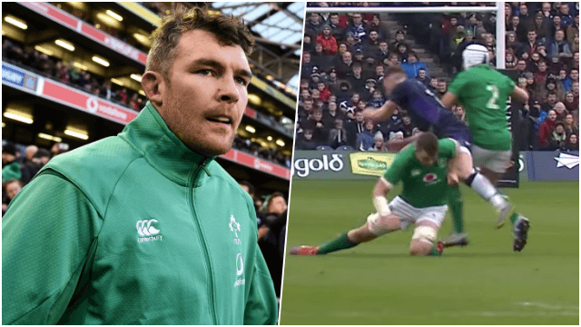 Scots fume as Peter O’Mahony collision rules Stuart Hogg out of Six Nations