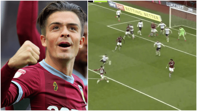 Jack Grealish scores Villa Park volley Paul Scholes would be proud of