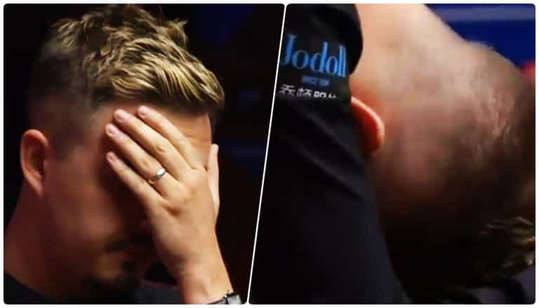 After a bonkers final frame, a shaken Kyren Wilson makes it to the world final