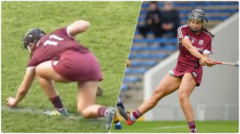 “She scored a goal in the county final as well from a line ball”