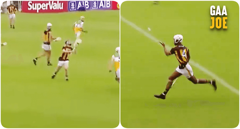 Kilkenny minor captain somehow stays standing for a point that should have been worth two