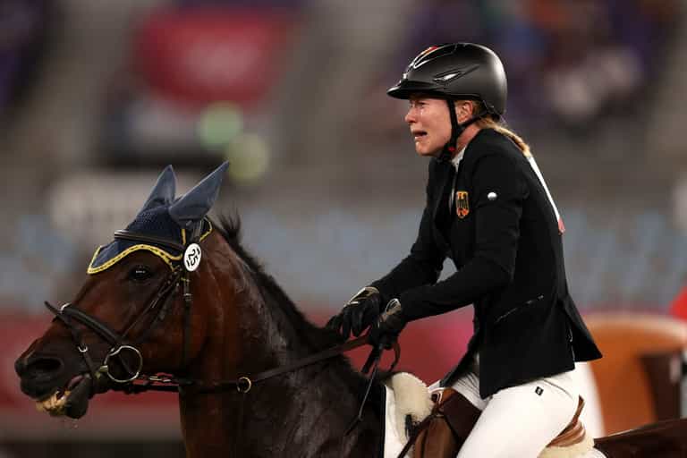 German pentathlon coach thrown out of Tokyo Games for ‘punching a horse’