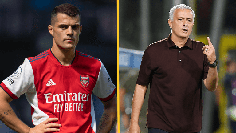 Jose Mourinho urges Granit Xhaka to get Covid vaccine after positive test