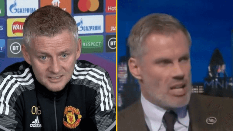 Ole Gunnar Solskjaer responds to stinging Jamie Carragher criticism
