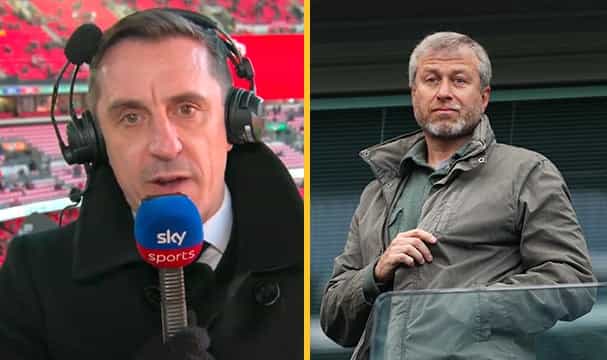 Gary Neville slams ‘cowardly’ Roman Abramovich for Chelsea statement Gary Neville slams ‘cowardly’ Roman Abramovich for Chelsea statement