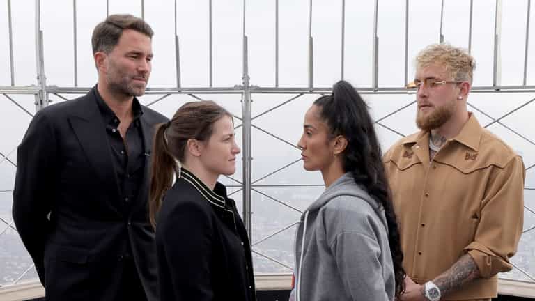 Eddie Hearn hints at Katie Taylor v Amanda Serrano rematch in Ireland Eddie Hearn hints at Katie Taylor v Amanda Serrano rematch in Ireland