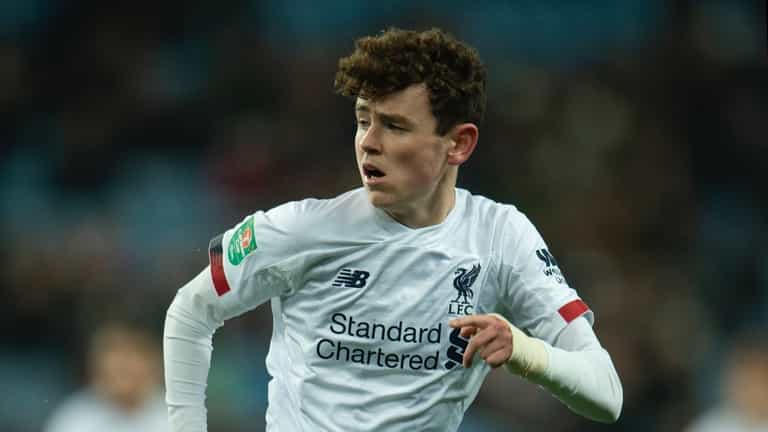 Ireland youth player Thomas Hill makes appearance for Liverpool in Man United friendly loss