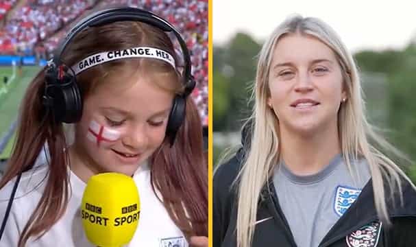 Young England fan gifted Alessia Russo match worn jersey after viral video