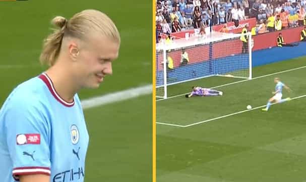 Erling Haaland misses sitter as Liverpool beat Man City to Community Shield