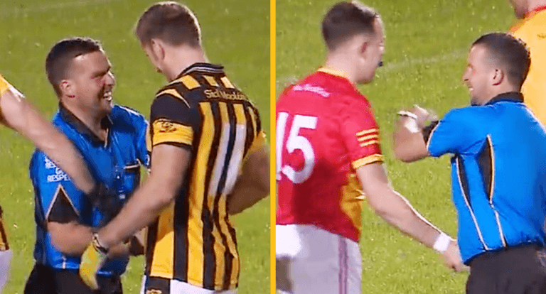 Players and mentors line up to shake referee’s hand as ‘Respect the ref’ kicks off in Wexford