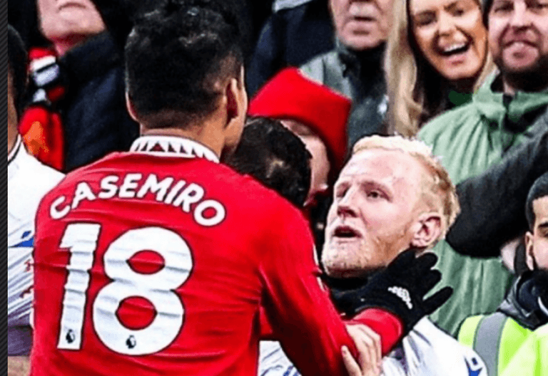 Man United ponder appeal as new footage of Casemiro red card incident emerges