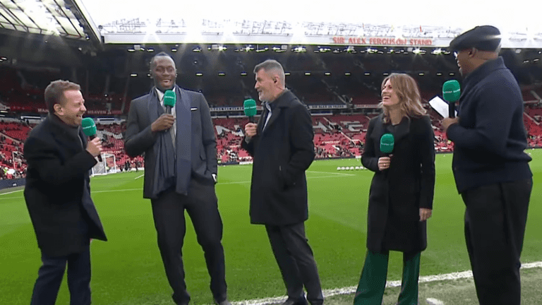 Roy Keane cracks Irish joke at his own expense during Usain Bolt exchange