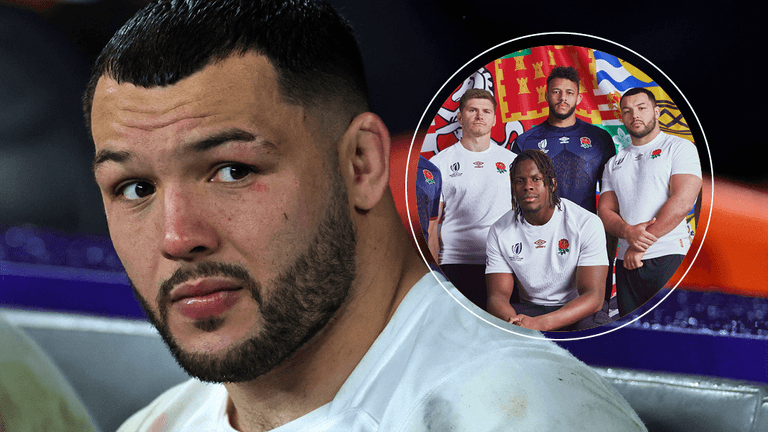 Couple of controversial design choices as England launch new World Cup jerseys Couple of controversial design choices as England launch new World Cup jerseys