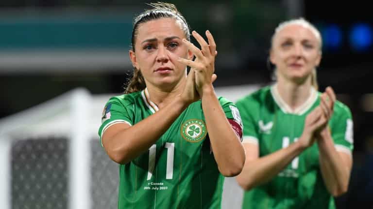 Katie McCabe broken in two after showing the world that Ireland can ball Katie McCabe broken in two after showing the world that Ireland can ball