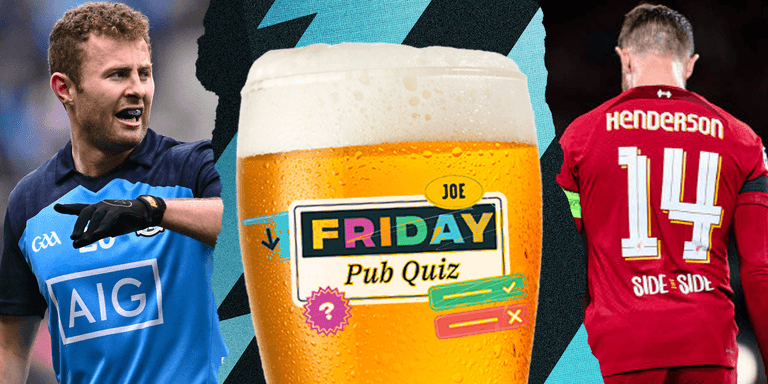 The SportsJOE Friday Pub Quiz: Week 34