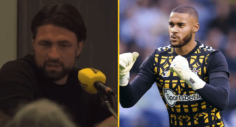 Gavin Bazunu has his own Frank Lampard moment as Russell Martin puts it up to fan at supporters forum Gavin Bazunu has his own Frank Lampard moment as Russell Martin puts it up to fan at supporters forum