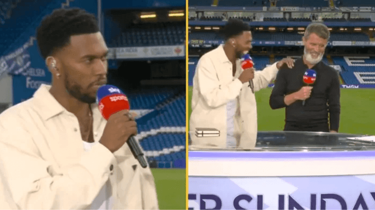 Roy Keane left stunned as Daniel Sturridge impersonates his infamous line