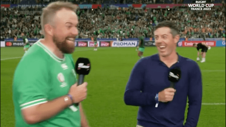 Shane Lowry and Rory McIlroy told their rugby positions in brilliant interview