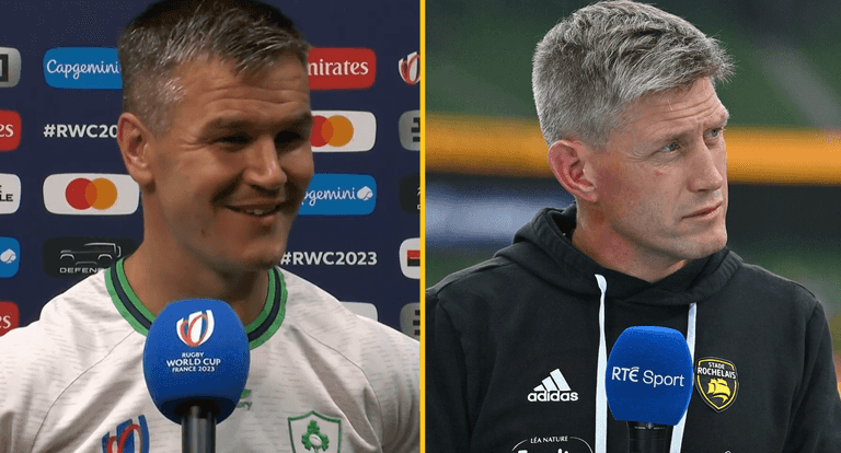 “No I’m sure he will” – Johnny Sexton cracks classic ROG joke after breaking all-time points record “No I’m sure he will” – Johnny Sexton cracks classic ROG joke after breaking all-time points record