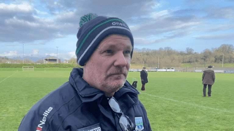 “There was a small clot in the back of my head” – GAA manager returns to sideline just three weeks after stroke