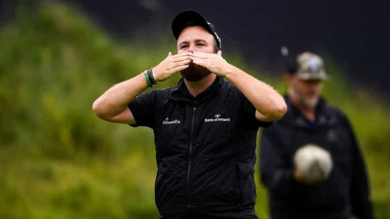 Shane Lowry could win a second major title later today
