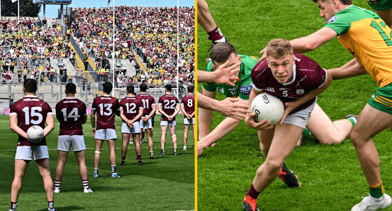 Dylan McHugh explains why Galway lined up in a V for John O’Mahony tribute