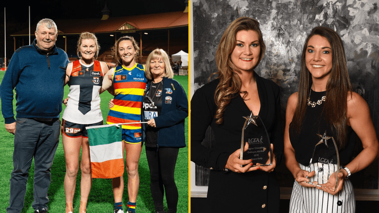 Incredible scenes as Mayo sisters face off in AFLW while parents watch on