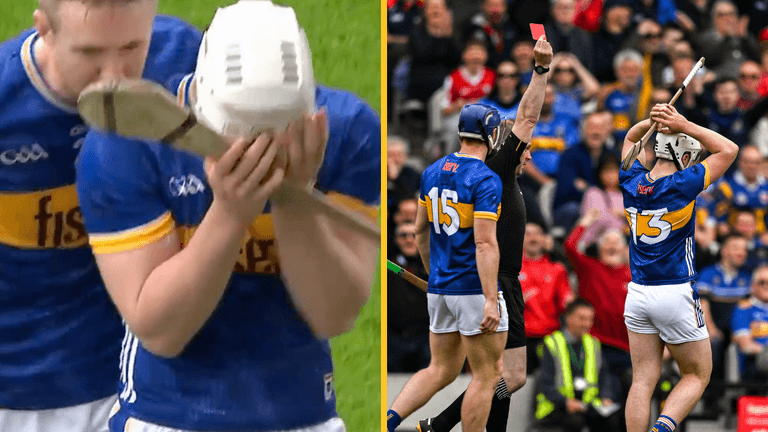 Tipp youngster sent off for incident before throw-in against Cork Tipp youngster sent off for incident before throw-in against Cork
