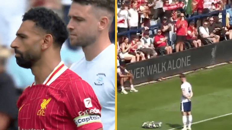 Championship side pay touching tribute in Liverpool’s first game since Jota death Championship side pay touching tribute in Liverpool’s first game since Jota death