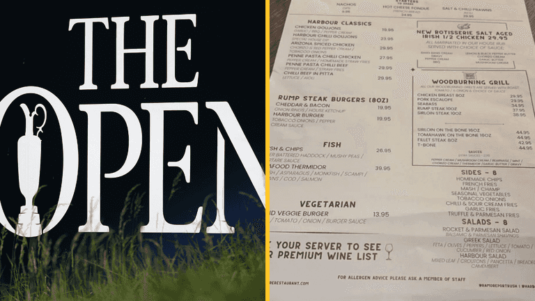 Portrush restaurant to change tack after backlash to severe Open price hike Portrush restaurant to change tack after backlash to severe Open price hike