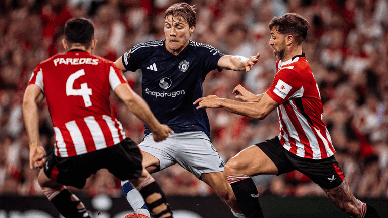 Player given 10-month ban for using prohibited substance in Athletic Club v Man United clash