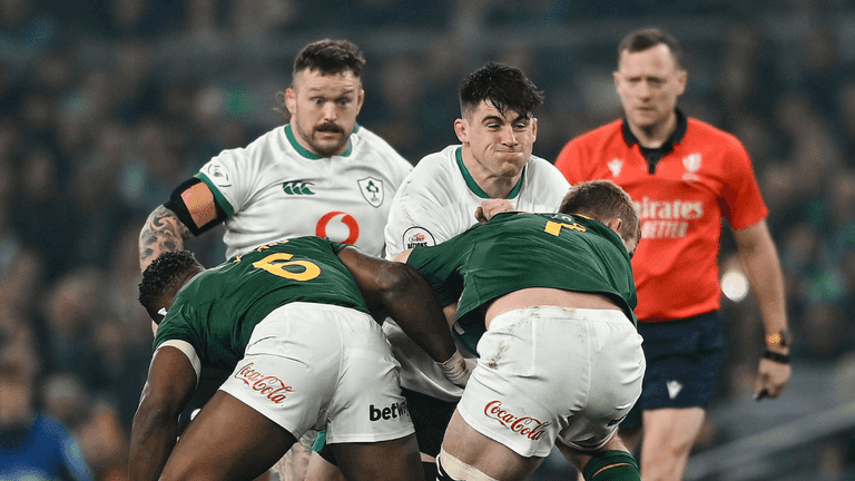 Player ratings as Ireland go down fighting vs South Africa after five cards