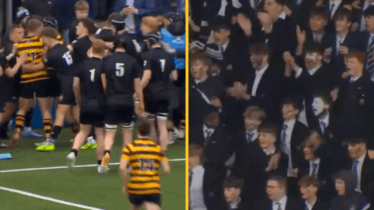 Huge brawl mars rugby schools cup final in Belfast