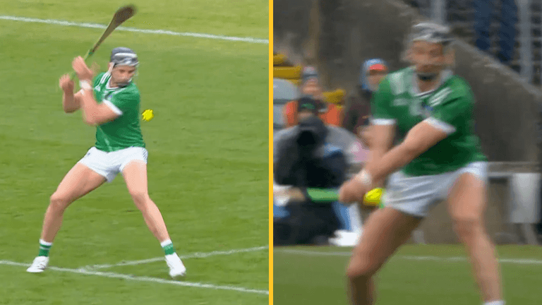 Limerick star clears up debate over ridiculous chipped goal vs Waterford