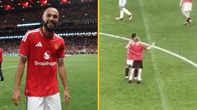 Man United star praises Irish fans who forced Croke Park game to end early
