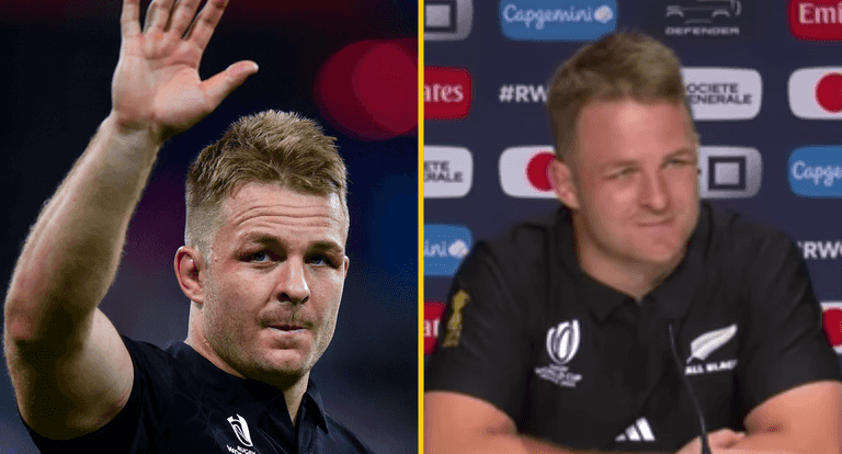 Sam Cane allows himself brief smile in response to question about Peter O’Mahony taunt Sam Cane allows himself brief smile in response to question about Peter O’Mahony taunt