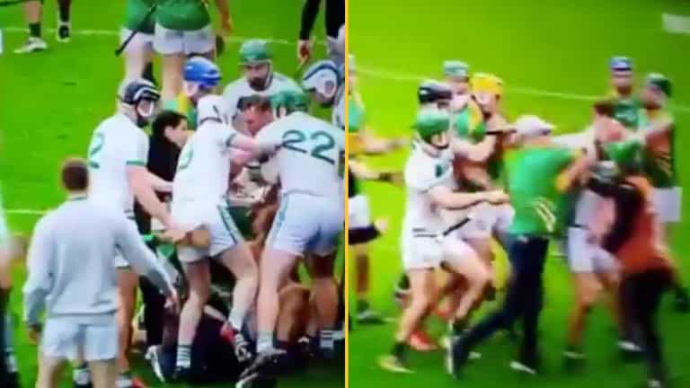 Fan arrested after punching player in disgraceful scenes at Leinster club match Fan arrested after punching player in disgraceful scenes at Leinster club match