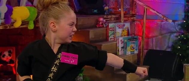 Karate Kid scares the bejaysus out of Ryan Tubridy on Late Late Toy Show Karate Kid scares the bejaysus out of Ryan Tubridy on Late Late Toy Show