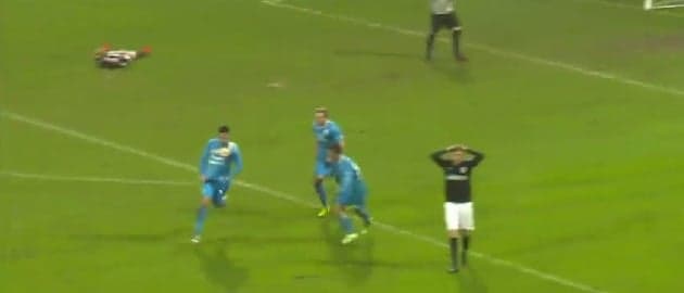 VIDEO: German third tier sees goal scored by robot footballer, well … player with defibrillator