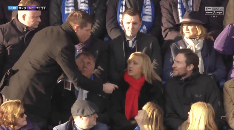Sky Sports reporter tries to interview random Huddersfield fan who he thinks is their new manager