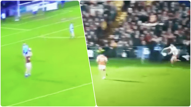 Footage of the worst thing about the new mark rule in Gaelic football
