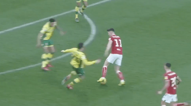 Callum O’Dowda ruins two Norwich defenders on way to gorgeous goal for Bristol City