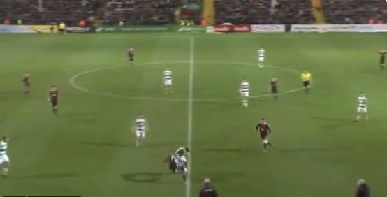 Aaron Greene sent off for controversial challenge in Dublin Derby Aaron Greene sent off for controversial challenge in Dublin Derby
