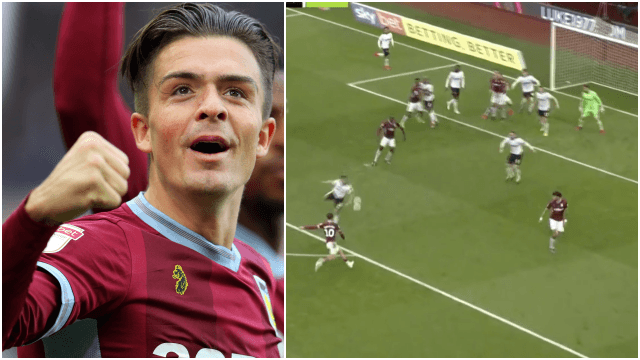 Jack Grealish scores Villa Park volley Paul Scholes would be proud of