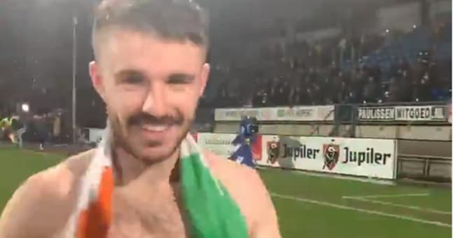 Dan Crowley dons Irish flag after helping Willem II through to cup final Dan Crowley dons Irish flag after helping Willem II through to cup final