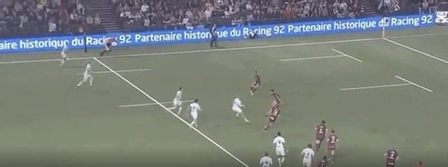 Simon Zebo shows incredible footwork to set up Donnacha Ryan try