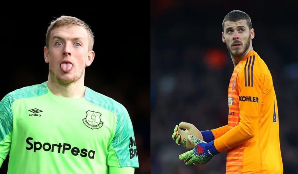 Manchester United consider replacing David De Gea with Jordan Pickford