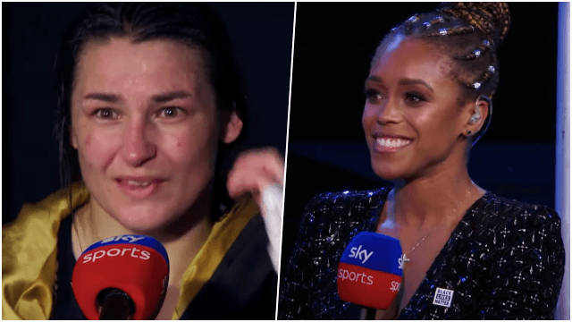 Sky Sports pundit calls out Katie Taylor during live broadcast Sky Sports pundit calls out Katie Taylor during live broadcast