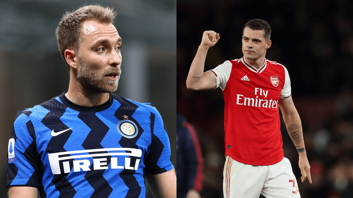 Christian Eriksen linked with shock move to Arsenal in swap deal with Granit Xhaka